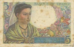 5 Francs BERGER FRANCE  1945 F.05.06 TB+