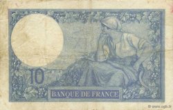 10 Francs MINERVE FRANCIA  1918 F.06.03 BC+