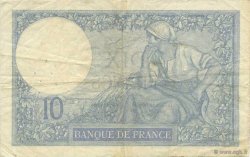 10 Francs MINERVE FRANKREICH  1923 F.06.07 SS
