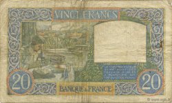 20 Francs TRAVAIL ET SCIENCE FRANCE  1940 F.12.09 F