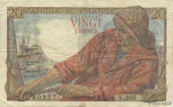 20 Francs PÊCHEUR FRANCE  1949 F.13.14 TTB