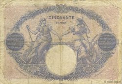 50 Francs BLEU ET ROSE FRANCE  1924 F.14.37 B+
