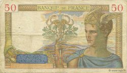 50 Francs CÉRÈS FRANCIA  1935 F.17.18 MBC