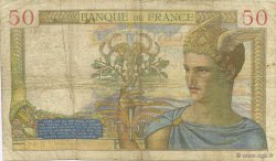 50 Francs CÉRÈS FRANCIA  1937 F.17.40 BC+