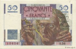 50 Francs LE VERRIER FRANCE  1947 F.20.07 AU