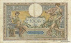 100 Francs LUC OLIVIER MERSON grands cartouches FRANCE  1927 F.24.06 VG