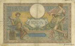 100 Francs LUC OLIVIER MERSON grands cartouches FRANCIA  1927 F.24.06 q.MB