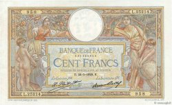 100 Francs LUC OLIVIER MERSON grands cartouches FRANKREICH  1929 F.24.08 SS to VZ