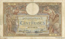 100 Francs LUC OLIVIER MERSON type modifié FRANCIA  1938 F.25.22 BC