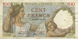 100 Francs SULLY FRANCE  1939 F.26.08 VF