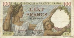 100 Francs SULLY FRANCIA  1940 F.26.41 MBC