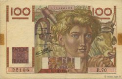 100 Francs JEUNE PAYSAN FRANCE  1946 F.28.06 TB+