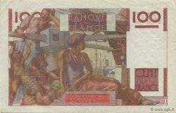 100 Francs JEUNE PAYSAN FRANKREICH  1952 F.28.32 VZ