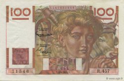 100 Francs JEUNE PAYSAN FRANCIA  1952 F.28.32 EBC