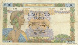 500 Francs LA PAIX FRANCIA  1940 F.32.03 MB