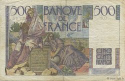 500 Francs CHATEAUBRIAND FRANCE  1945 F.34.01 VF-
