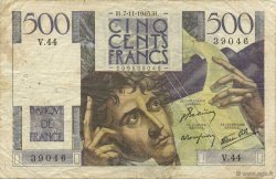 500 Francs CHATEAUBRIAND FRANCIA  1945 F.34.03 MB