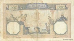 1000 Francs CÉRÈS ET MERCURE type modifié FRANCIA  1940 F.38.49 MBC