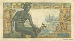 1000 Francs DÉESSE DÉMÉTER FRANCE  1942 F.40.04 VF-