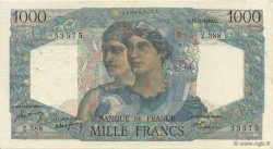 1000 Francs MINERVE ET HERCULE FRANCE  1948 F.41.19 VF - XF