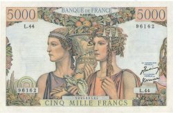 5000 Francs TERRE ET MER FRANCE  1951 F.48.03 SUP+