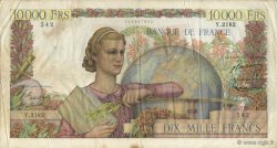 10000 Francs GÉNIE FRANÇAIS FRANCIA  1951 F.50.55 MB