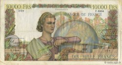 10000 Francs GÉNIE FRANÇAIS FRANCE  1952 F.50.61 F+