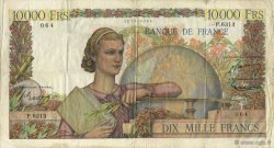 10000 Francs GÉNIE FRANÇAIS FRANCIA  1954 F.50.69 MB
