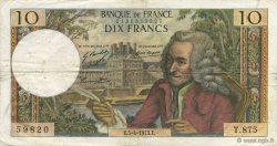 10 Francs VOLTAIRE FRANKREICH  1973 F.62.61 fSS