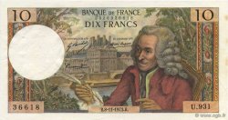 10 Francs VOLTAIRE FRANCIA  1973 F.62.64 SPL+