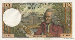 10 Francs VOLTAIRE FRANKREICH  1973 F.62.65 VZ