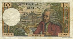 10 Francs VOLTAIRE FRANCE  1973 F.62.65 TTB