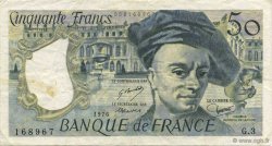 50 Francs QUENTIN DE LA TOUR FRANCIA  1976 F.67.01 BB