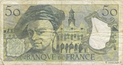 50 Francs QUENTIN DE LA TOUR FRANCIA  1986 F.67.12 MB