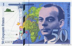 50 Francs SAINT-EXUPÉRY modifié FRANCE  1994 F.73.01a NEUF