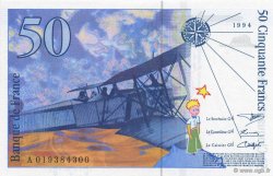 50 Francs SAINT-EXUPÉRY modifié FRANKREICH  1994 F.73.01d fST+