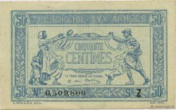50 Centimes TRÉSORERIE AUX ARMÉES 1919 FRANCIA  1919 VF.02.09 EBC+