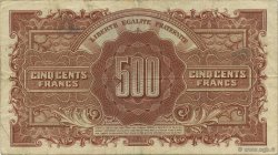 500 Francs MARIANNE fabrication anglaise FRANCIA  1945 VF.11.01 MBC
