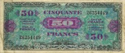 50 Francs DRAPEAU FRANCIA  1944 VF.19.01 MB