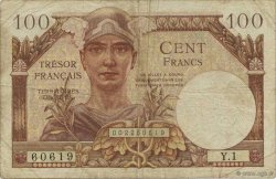 100 Francs TRÉSOR FRANCAIS FRANCIA  1947 VF.32.01 BC