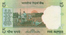 5 Rupees INDIA  2002 P.088Ac UNC