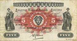 5 Pounds IRELAND REPUBLIC  1943 P.052c VF