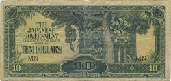 10 Dollars MALAYA  1942 P.M07b VF-