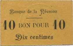 10 Centimes REUNION INSEL  1915 P.21 fST