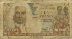 100 Francs La Bourdonnais REUNION INSEL  1946 P.45a SGE