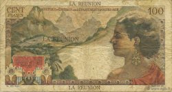 100 Francs La Bourdonnais REUNION INSEL  1960 P.49a fS