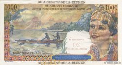 20 NF sur 1000 Francs Union Française REUNION ISLAND  1967 P.55a AU