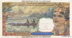 20 NF sur 1000 Francs Union Française REUNION ISLAND  1967 P.55b XF