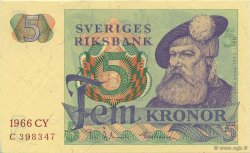 5 Kronor SUÈDE  1966 P.51a SC+