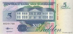 5 Gulden SURINAME  1998 P.136b FDC